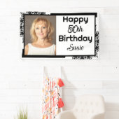 Schwarz und Weiß 50. Geburtstag Banner (Insitu)