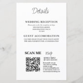 Schwarz und Weiß - alles in einer Hochzeit (Rückseite)