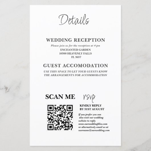 Schwarz und Weiß - alles in einer Hochzeit (Rückseite)