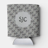 SCHWARZ UND WEISS AMARYLLIS MONOGRAMED KANN FARBEN DOSENKÜHLER (Rückseite)