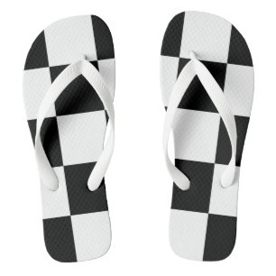 Schwarz und Weiß  Badesandalen