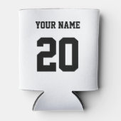 Schwarz und Weiß, benutzerdefinierte Nummer und Na Dosenkühler (Vorderseite)