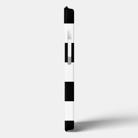 Schwarz und Weiß Case-Mate iPhone Hülle (Rückseite / Links)