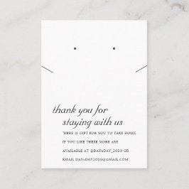 SCHWARZ UND WEISS DANK, DASS SIE DIE KARTE ERHALTE