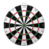 Schwarz und Weiß Dartscheibe (vorne)