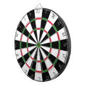 Schwarz und Weiß Dartscheibe (Vorderseite rechts)