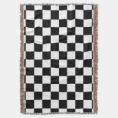 Schwarz und Weiß Decke (Vorderseite Vertikal)