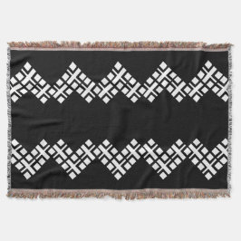 Schwarz und Weiß Decke