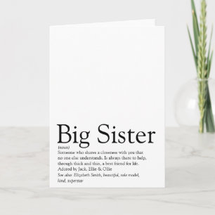 Schwarz und Weiß: Die beste Sister-Definition der Karte