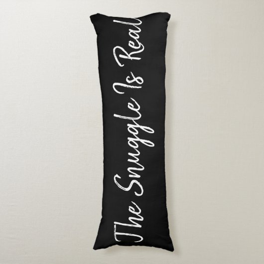 Schwarz und Weiß - die Schnauze ist echt Seitenschläferkissen (Vorderseite Vertikal)