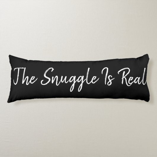 Schwarz und Weiß - die Schnauze ist echt Seitenschläferkissen (Vorderseite)