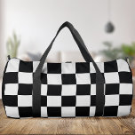 Schwarz und Weiß Duffle Bag<br><div class="desc">Schwarzweißkarton</div>