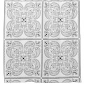 Schwarz und Weiß Duschvorhang (Vorderseite)