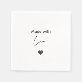 Schwarz und Weiß Edgy Grungy Halloween Napkins Serviette