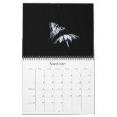 Schwarz und Weiß, einige Monochrome Kalender (Mär 2027)