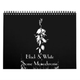 Schwarz und Weiß, einige Monochrome Kalender