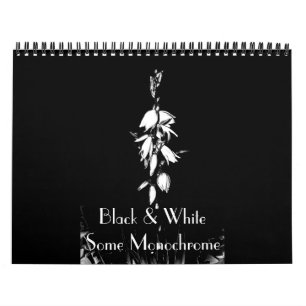 Schwarz und Weiß, einige Monochrome Kalender