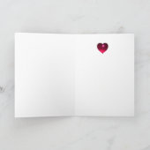 SCHWARZ UND WEISS FEIERTAGSKARTE (Innenseite)