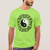 Schwarz und Weiß Feng Shui T-Shirt (Vorderseite)