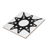 Schwarz und Weiß Fliese (Seite)