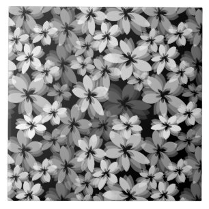 Schwarz und Weiß Fliese