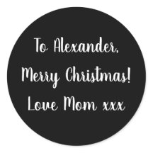 Schwarz und Weiß frohe Weihnachten aus der Mama Ge