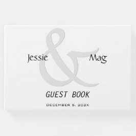 Schwarz und Weiß Gästebuch