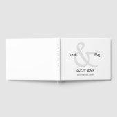 Schwarz und Weiß Gästebuch (Voll)