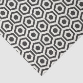 Schwarz und Weiß geometrisch Seidenpapier (Ausschnitt)