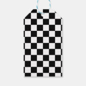 Schwarz und Weiß Geschenkanhänger (Rückseite)