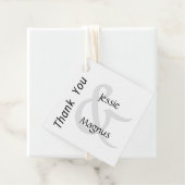 Schwarz und Weiß Geschenkanhänger (Beispiel)