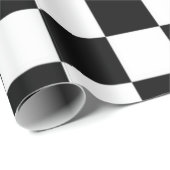 Schwarz und weiß geschenkpapier (Rolleneckpunkt)