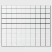 Schwarz und Weiß Geschenkpapier (Flach)