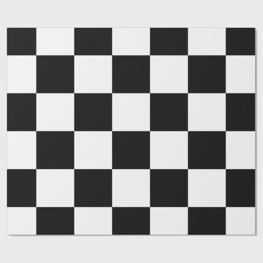 Schwarz und Weiß Geschenkpapier (Flach)