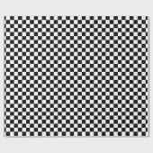 Schwarz und Weiß Geschenkpapier (Flach)