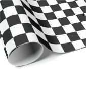 Schwarz und Weiß Geschenkpapier (Rolleneckpunkt)