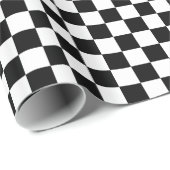 Schwarz und Weiß Geschenkpapier (Rolleneckpunkt)