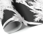 Schwarz und Weiß Geschenkpapier (Rolleneckpunkt)