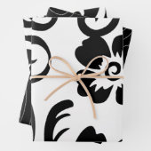 Schwarz und Weiß Geschenkpapier Set (Beispiel)