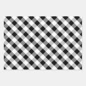 SCHWARZ UND WEISS GESCHENKPAPIER SET (Vorderseite 2)