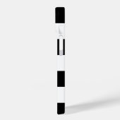 Schwarz und Weiß gestreift - Samsung Galaxy S4 Fal Case-Mate iPhone Hülle (Rückseite / Links)