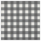 Schwarz und Weiß Gingham Stoff (Muster)