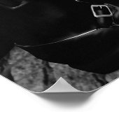 Schwarz und Weiß) - GROSS Poster (Ecke)