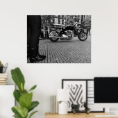 Schwarz und Weiß) - GROSS Poster (Heimbüro)