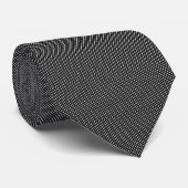 Schwarz und Weiß Herz PAttern. Krawatte (Gerollt)
