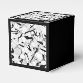 Schwarz und Weiß in Motion Geschenkboxen Geschenkschachtel (Vorderseite)
