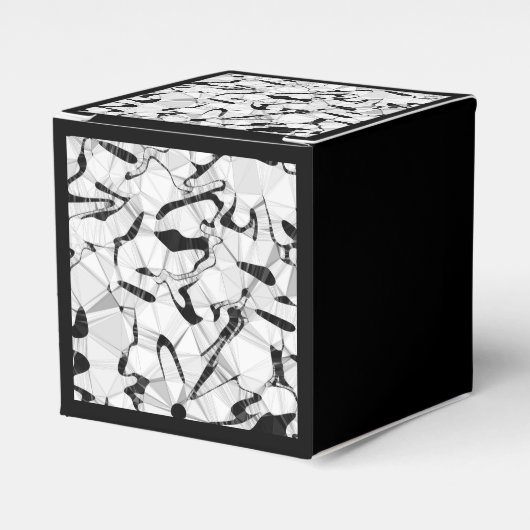 Schwarz und Weiß in Motion Geschenkboxen Geschenkschachtel (Vorderseite)