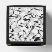 Schwarz und Weiß in Motion Geschenkboxen Geschenkschachtel (Oben)