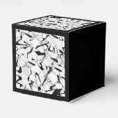 Schwarz und Weiß in Motion Geschenkboxen Geschenkschachtel (Rückseite)