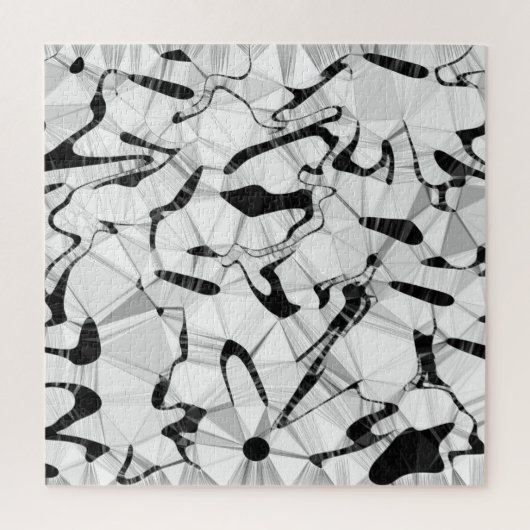 Schwarz und Weiß in Motion Jigsaw Puzzle (Vertikal)